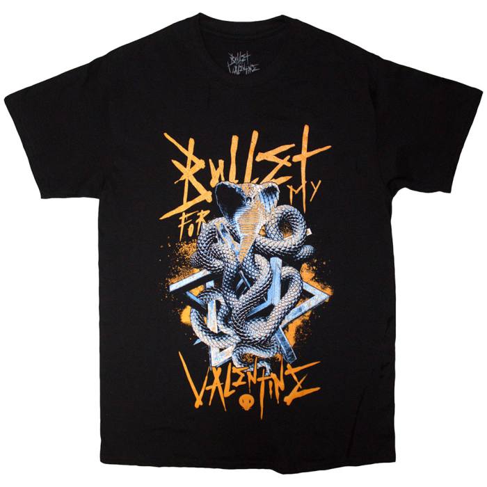Bullet For My Valentine T-Shirt: Wrapped Cobra (Črn) 220201