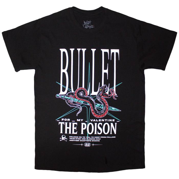 Bullet For My Valentine Unisex T-Shirt: The Poison Snake (Black) 220219