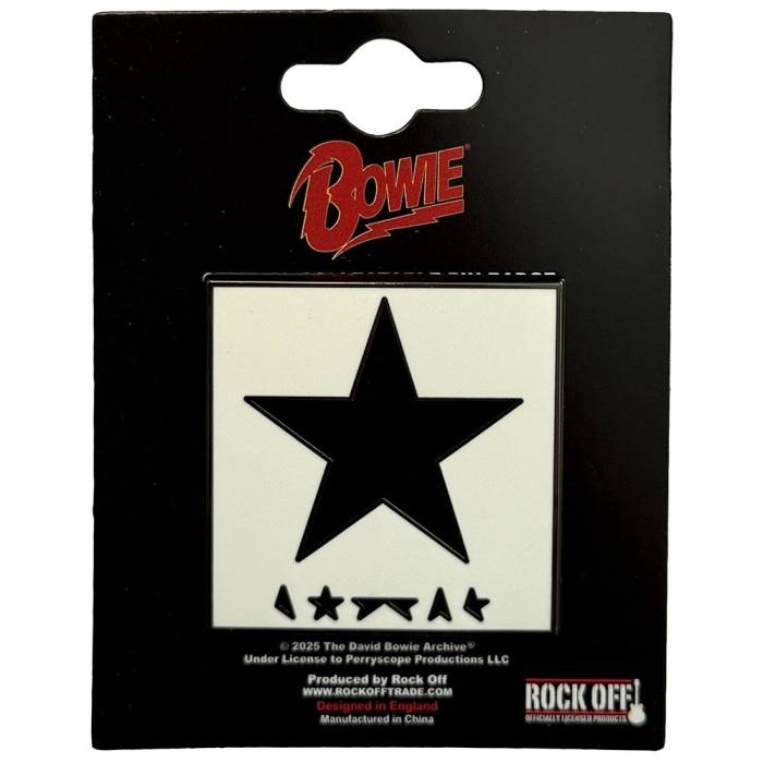 David Bowie Pin Badge: Blackstar 220403