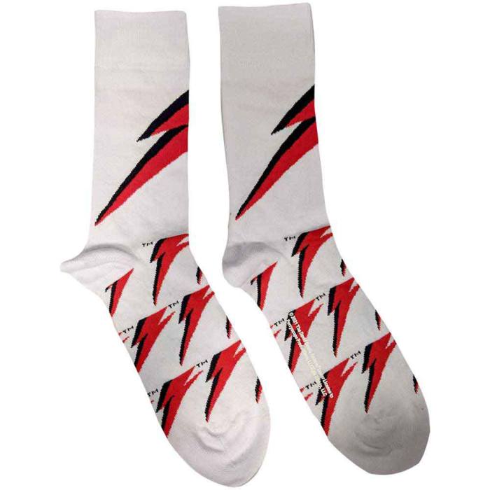 David Bowie Nogavice: Flash (Bele) 220408