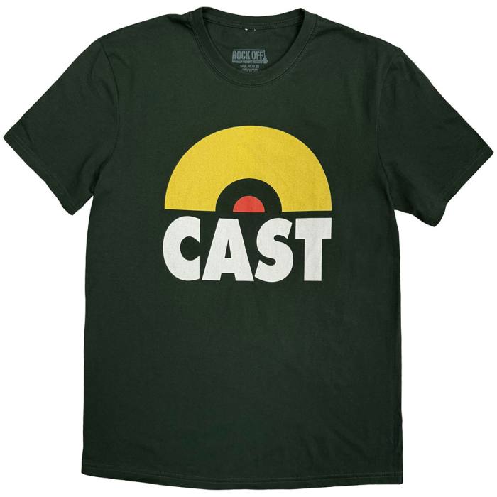 Cast Unisex T-Shirt: Classic Logo (Green) 220541