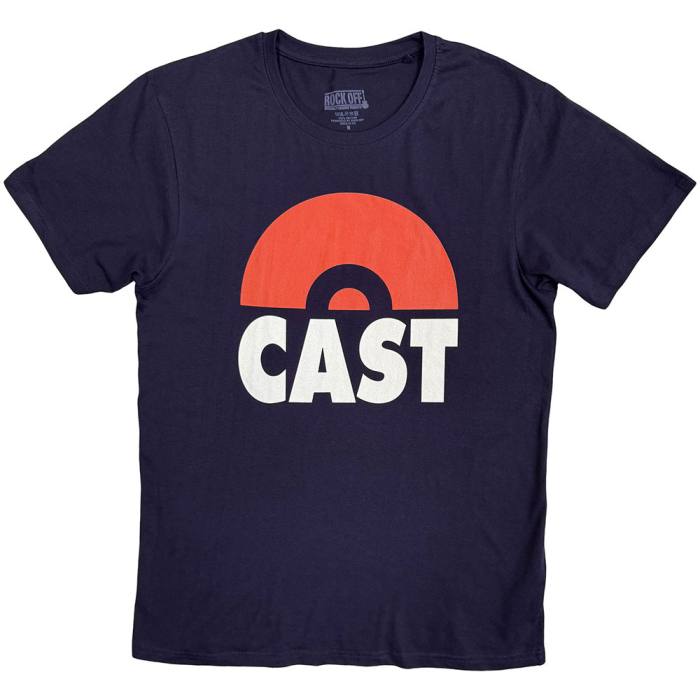 Cast Unisex T-Shirt: Classic Logo (Navy Blue) 220547