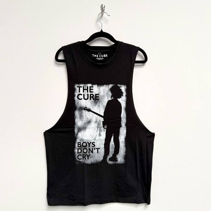 The Cure Unisex Vest T-Shirt: Boys Don't Cry B&W (črna, front print) 220640