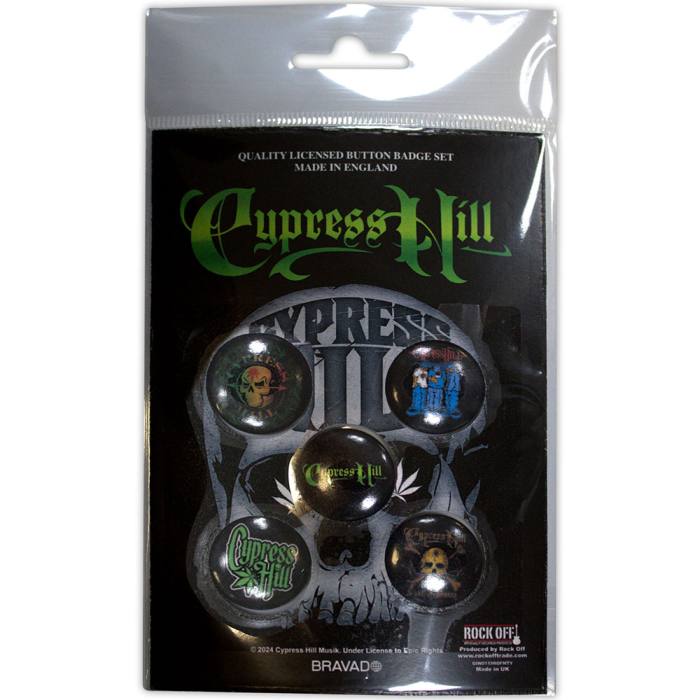 Cypress Hill Set Značk Logos 220646