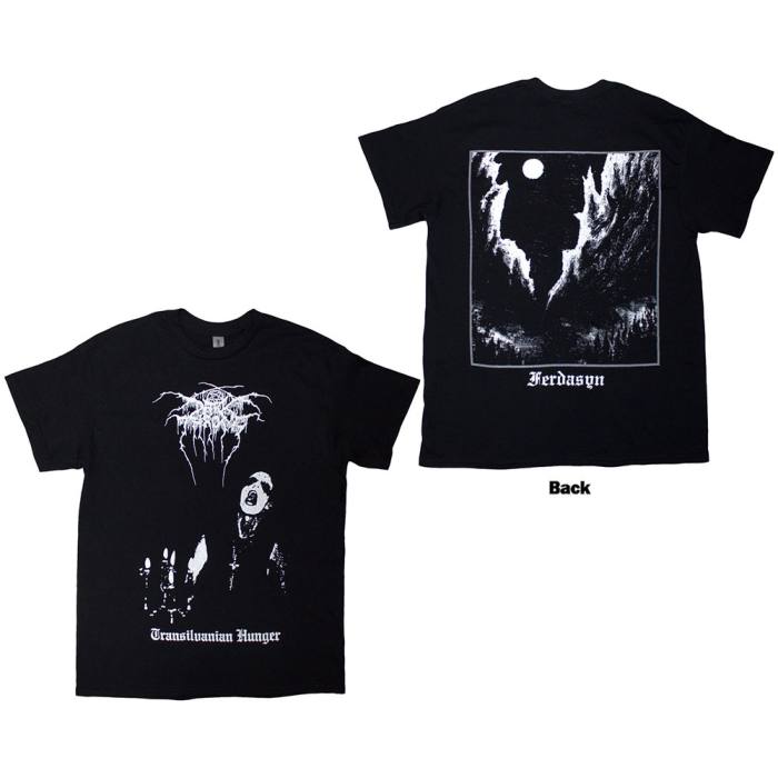 Darkthrone Unisex T-Shirt: Transilvanian Hunger (Back Print) (Black) 220683