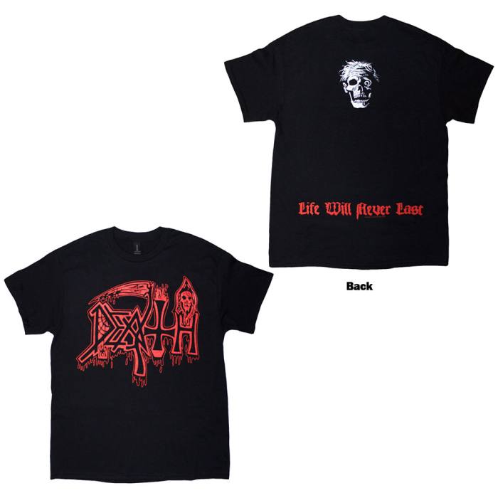 Death Unisex T-Shirt: Life Will Never Last (Black) 220707