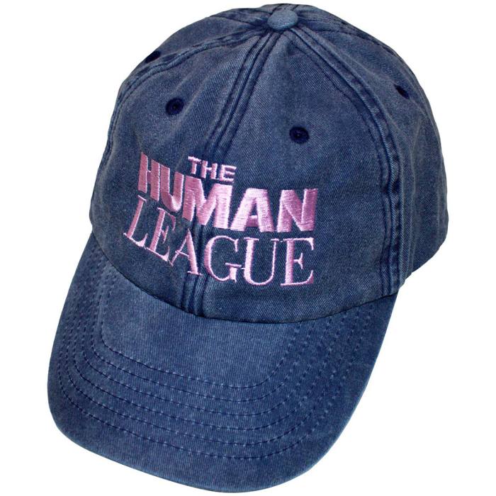 The Human League Unisex Baseball Cap: Logo (Kapučasto modra) (Ex-Tour) 221142
