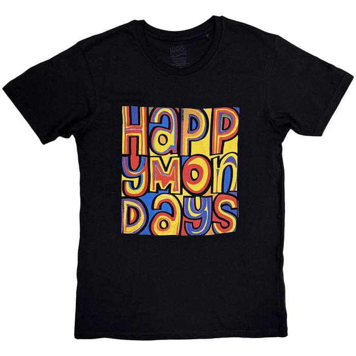 Happy Mondays Unisex T-Shirt: Greatest Hits (Black) 221174