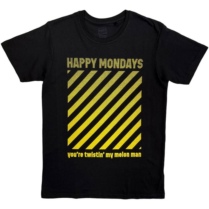 Happy Mondays Unisex T-Shirt: You're Twistin' My Melon Man (Black) 221198