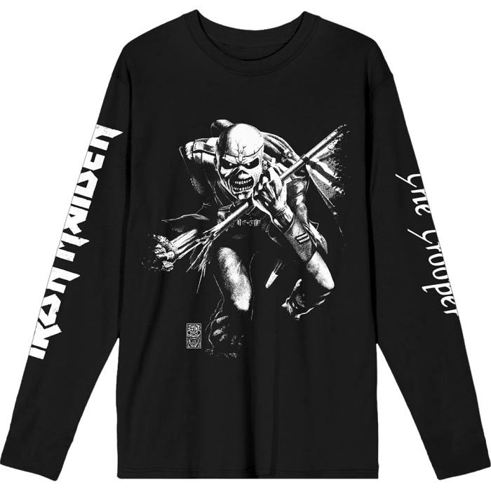 Iron Maiden Unisex Long Sleeve T-Shirt: 50 Trooper Isolated 221250