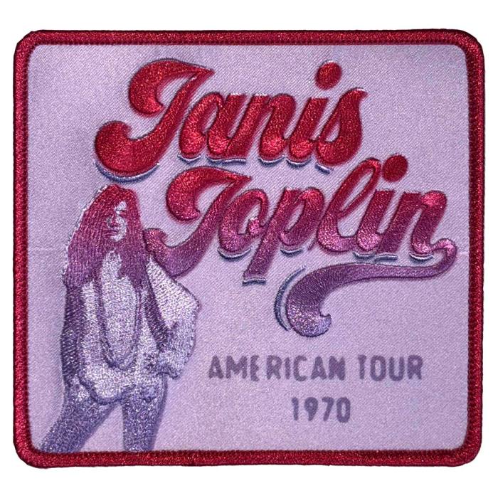 Janis Joplin Standard Patch: American Tour 1970 221459