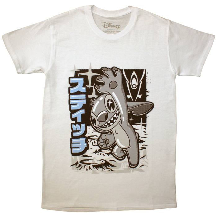 Disney Stitch Jump Black & White T-Shirt (Natural) 221571