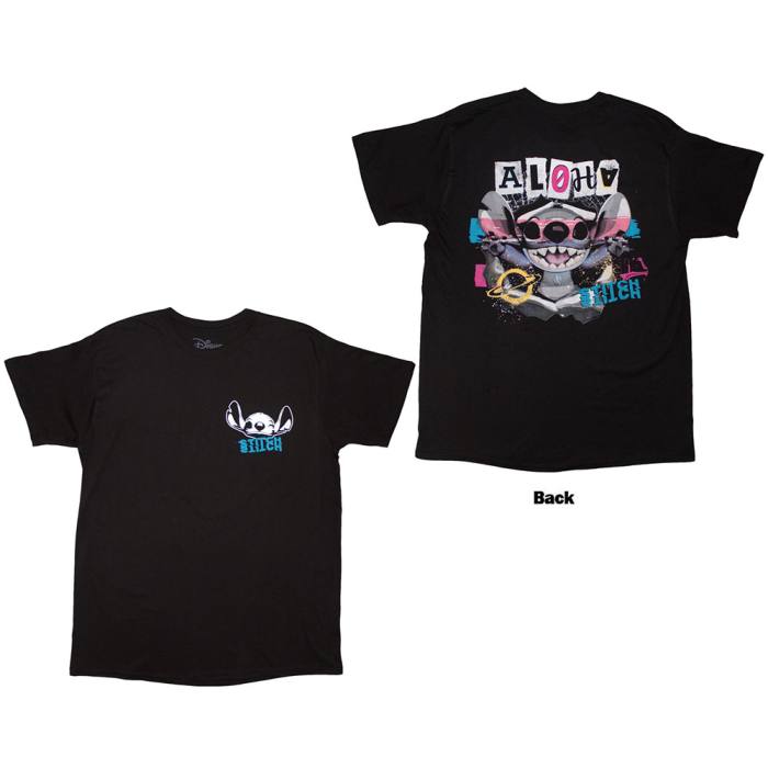 Disney Stitch Aloha Collage T-Shirt 221619