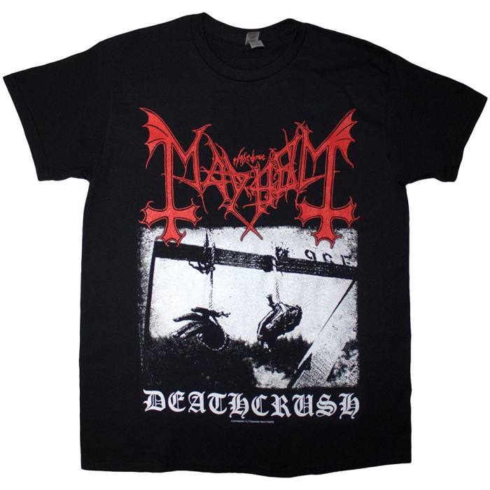 Mayhem Unisex T-Shirt: Deathcrush (Black) 221882