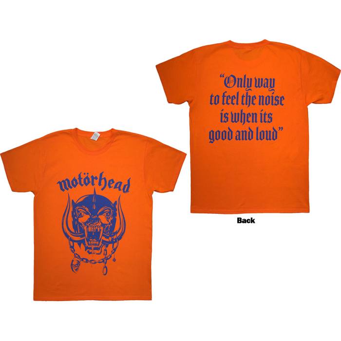 Motorhead Unisex T-Shirt: Good & Loud (Orange) 222153