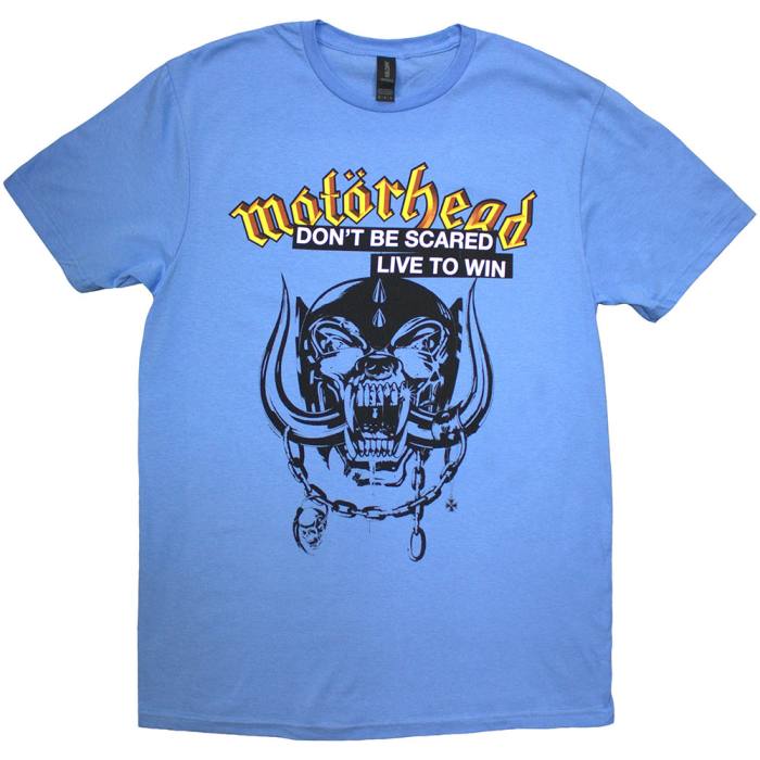 Motorhead Unisex T-Shirt: Live To Win (Blue) 222165