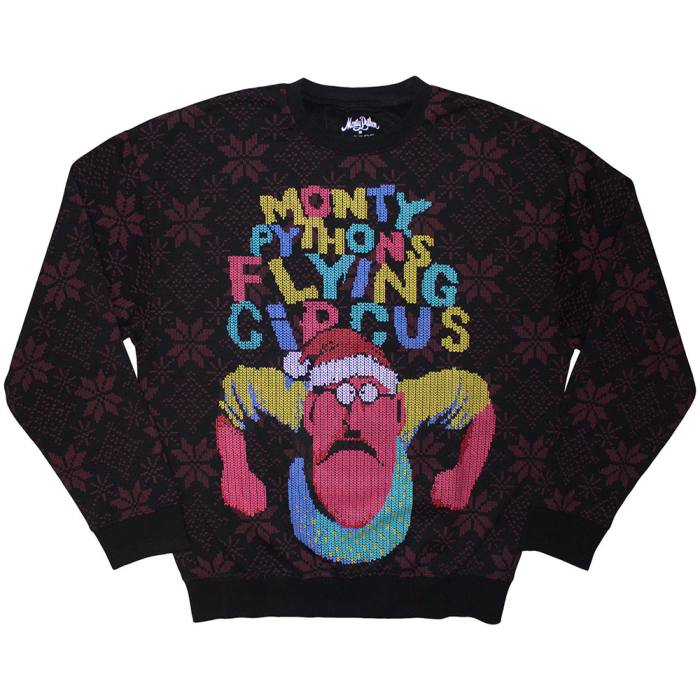 Monty Python Unisex Sweatshirt: Flying Circus Grumpy Man (Black) 222312