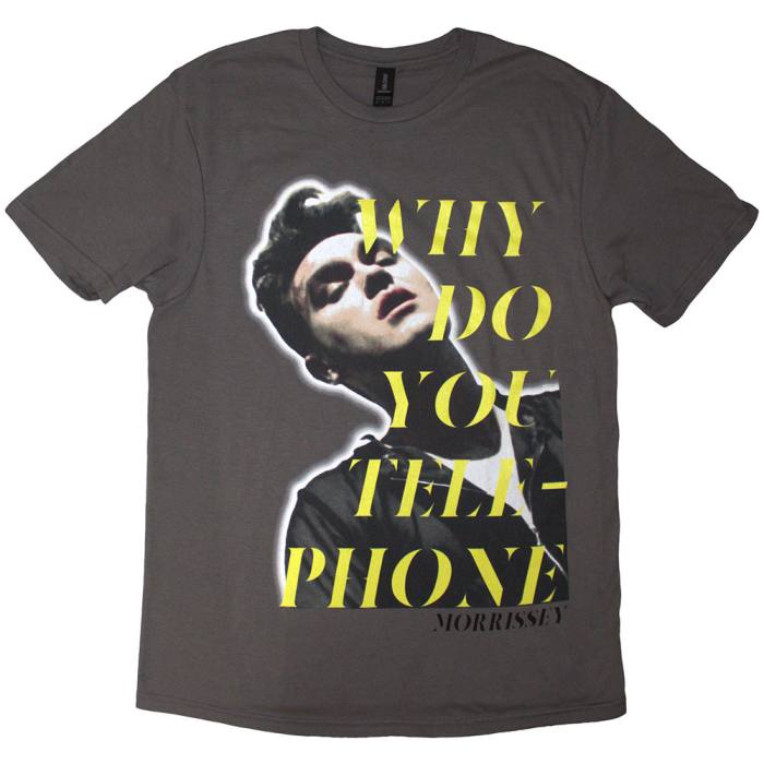Morrissey T-Shirt: Why Do You Telephone? 222402