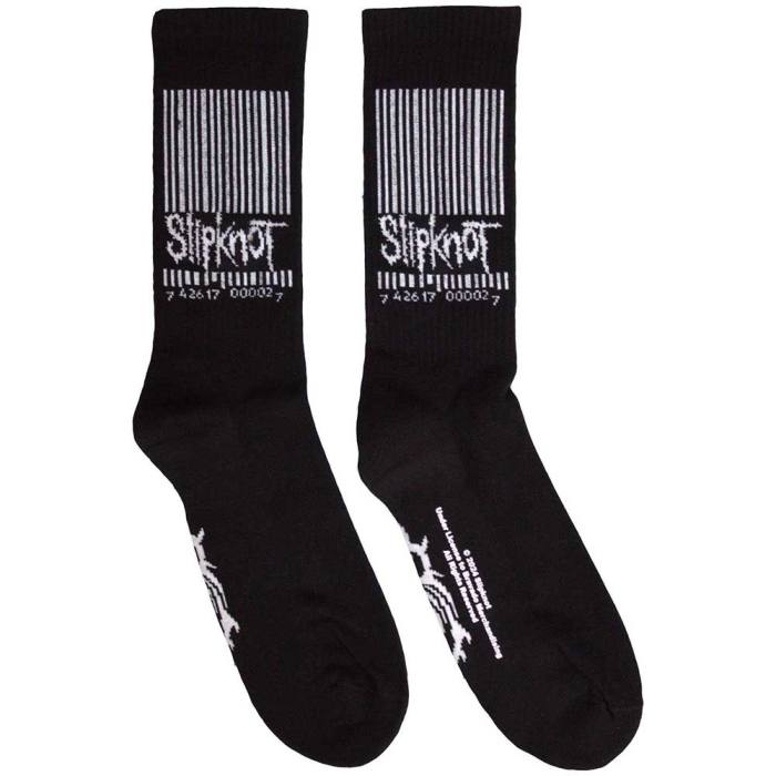 Slipknot unisex terry nogavice Barcode & Tribal S (črne, UK 4–7) 223288