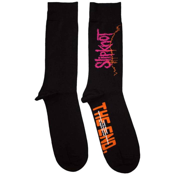 Slipknot unisex kratke nogavice TESF (črne, UK 4–7) 223289