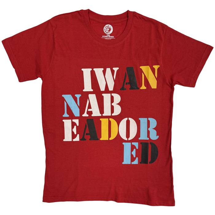 The Stone Roses Unisex T-Shirt Adored Red 223623