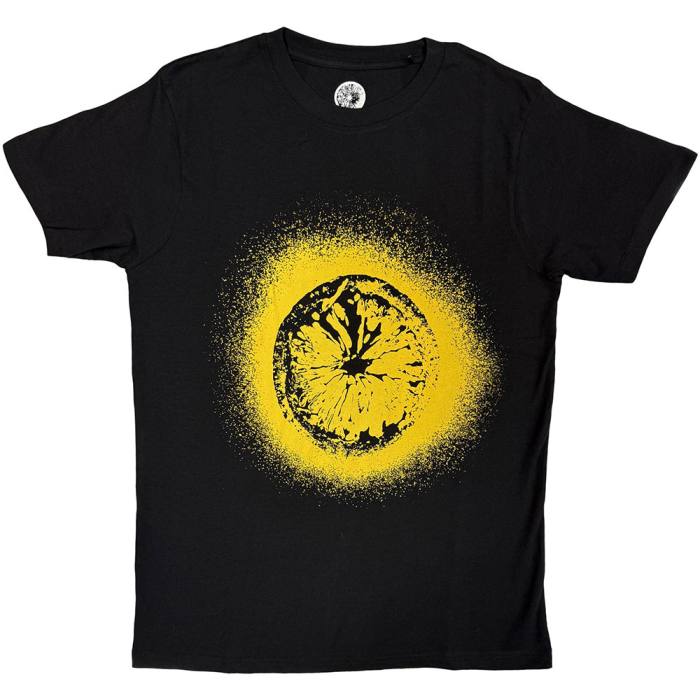 The Stone Roses Unisex T-Shirt Lemon Spray Black 223647