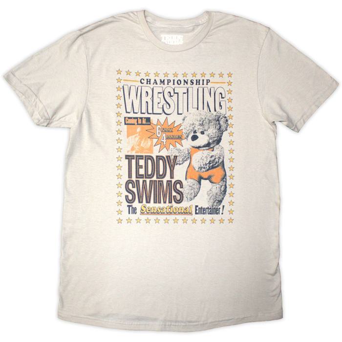 Teddy Swims Unisex T-Shirt: Wrestling (Peščena) 223813