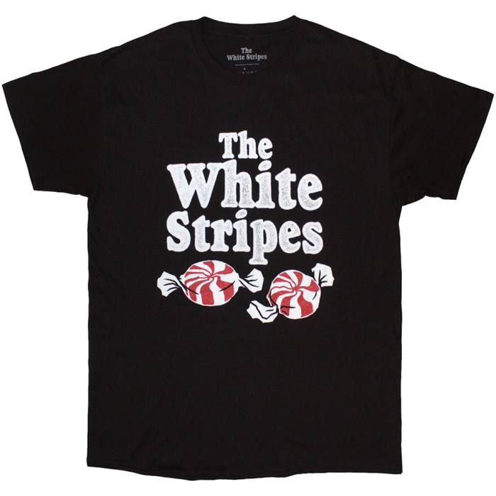 The White Stripes unisex T-Shirt Peppermints (črna) 223968