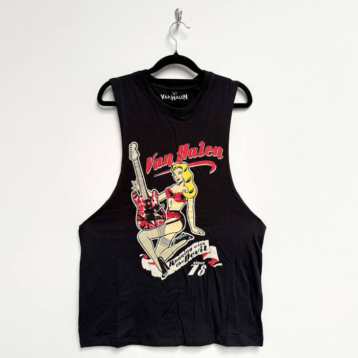 Van Halen Unisex Vest T-Shirt: Running With The Devil (črn) 224014