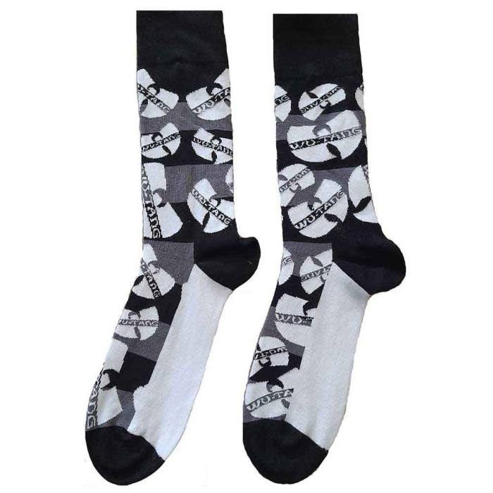 Wu-Tang Clan unisex nizke nogavice Logos Monochrome (črne) 224119