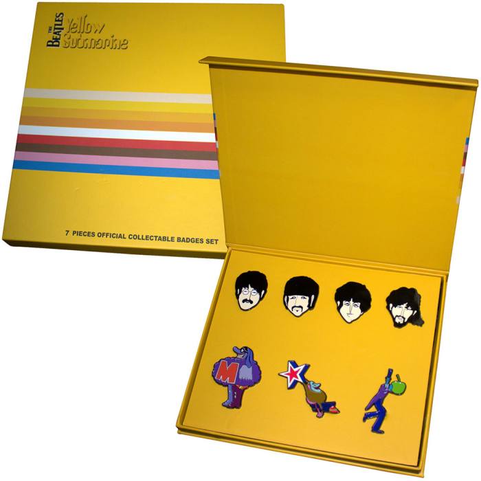The Beatles Pin Badge Set: Yellow Submarine Characters (Mini Pins) 224144