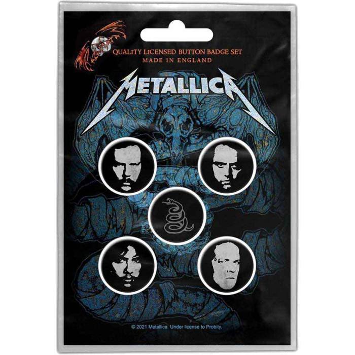Metallica Button Badge Pack: Wherever I May Roam 225688