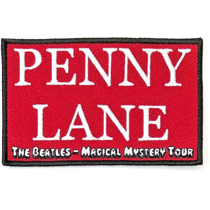 The Beatles Standard Patch: Penny Lane Red 226107