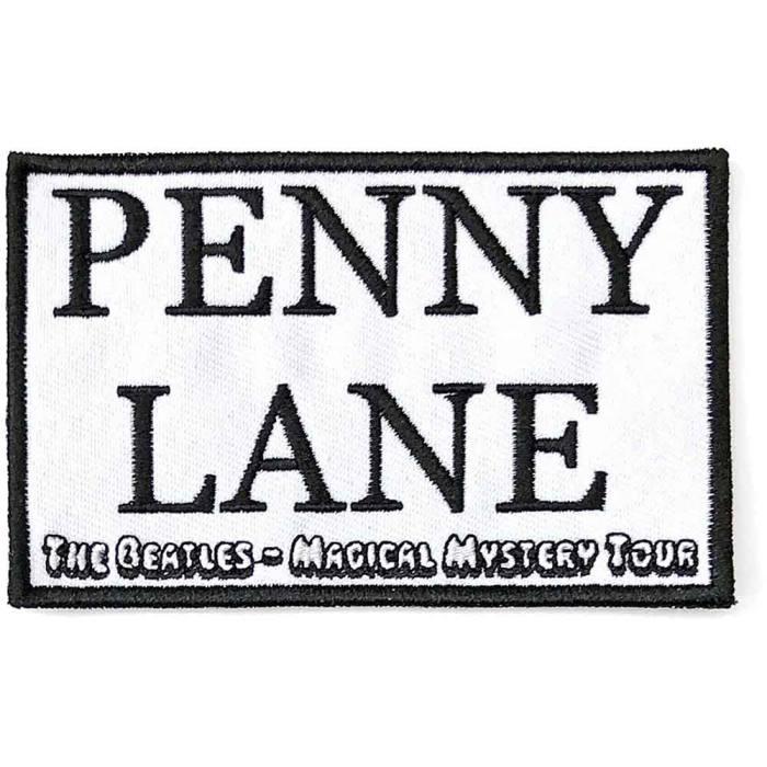 The Beatles Standard Patch: Penny Lane White 226108