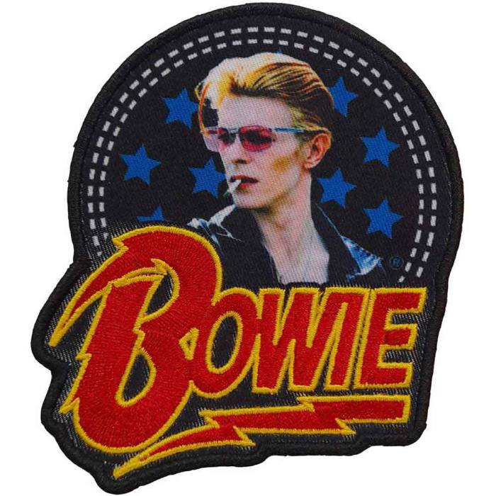 Našitek David Bowie – Smoking Woven Logo 228774