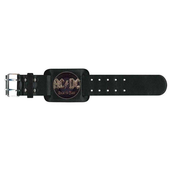 AC/DC Leather Wrist Strap: Rock or Bust 236340