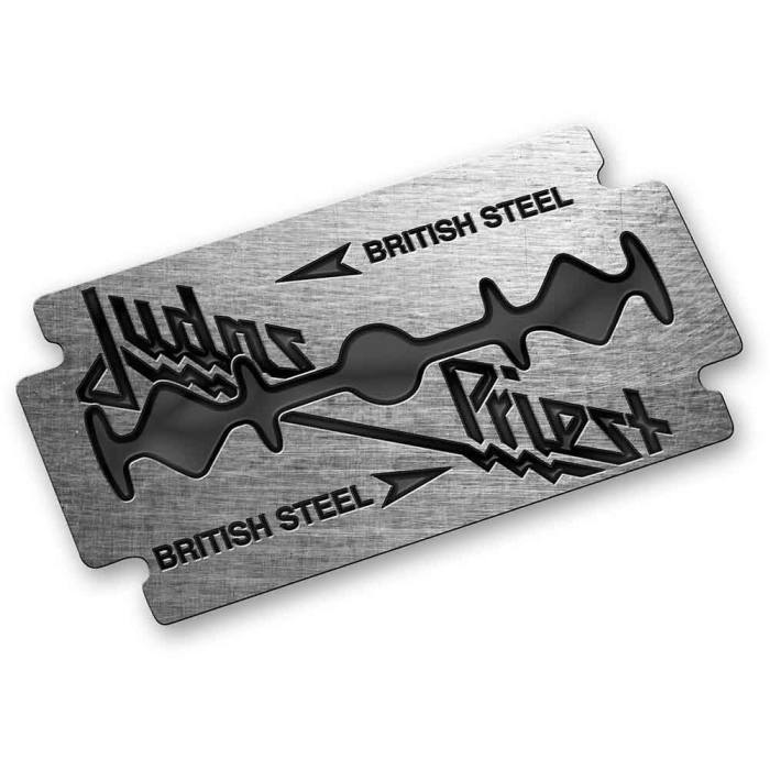 Judas Priest Pin Badge: British Steel 240526