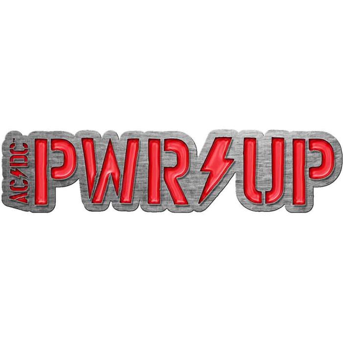 AC/DC Pin Badge: PWR-UP 240530