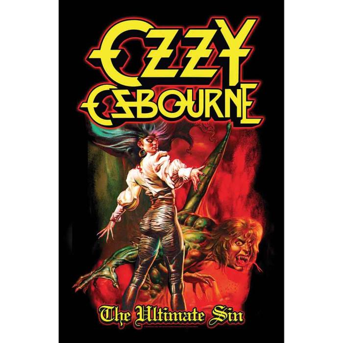 Ozzy Osbourne Tekstilna Trzalica: The Ultimate Sin 246747