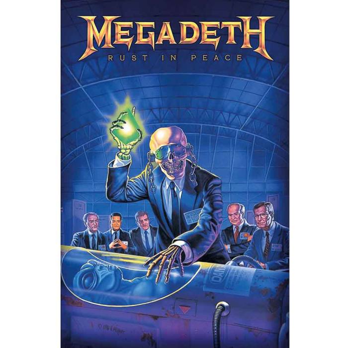 Megadeth Textile Poster: Rust In Peace 246763
