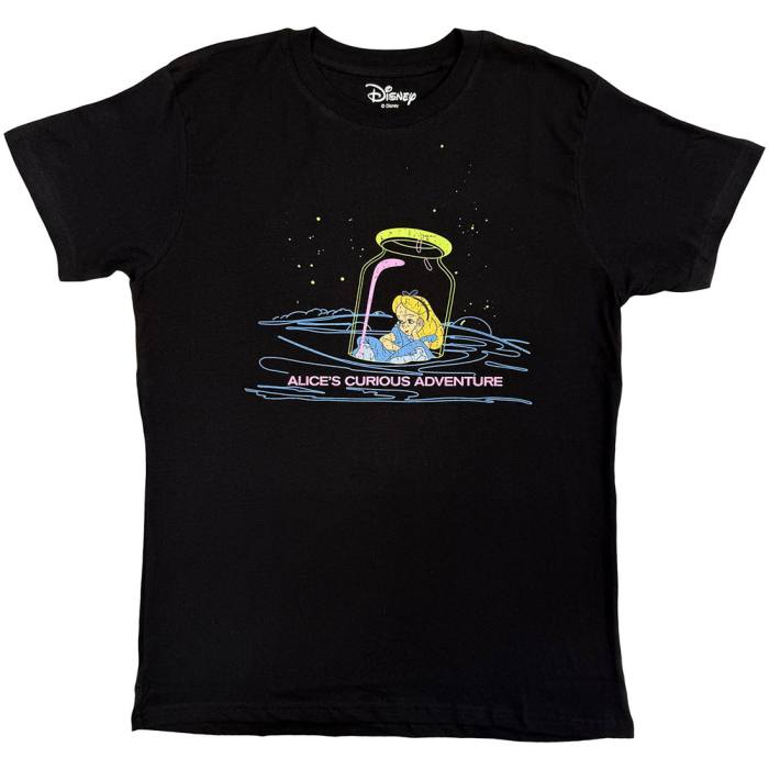 Disney Unisex T-Shirt Alice in Wonderland - Alice's Curious Adventure (črna) 248269