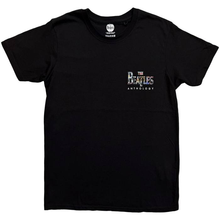 The Beatles Unisex T-Shirt: Collage Logo (Black) 248384