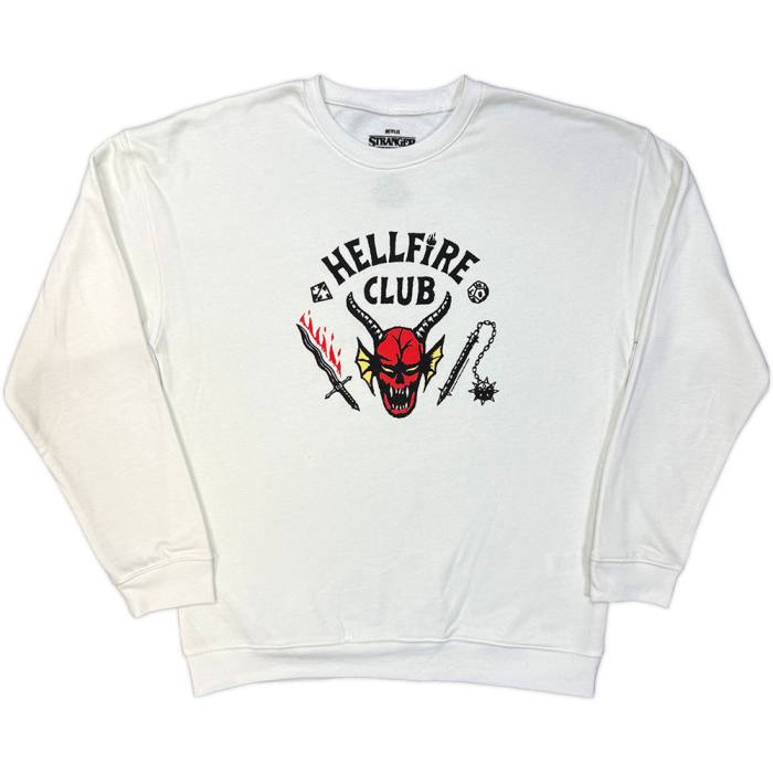 Stranger Things Unisex Sweatshirt: Hellfire Club (Bela) 248406