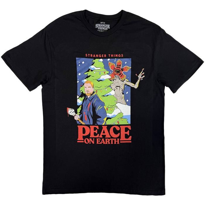 Stranger Things Unisex T-Shirt: Funfair (črna) 248460
