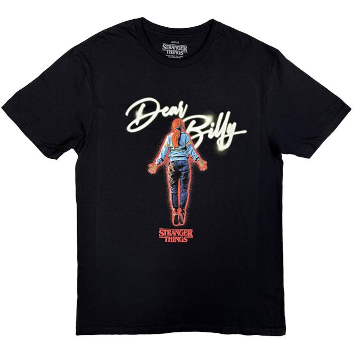Stranger Things Unisex T-Shirt: Dear Billy (Črna) 248574