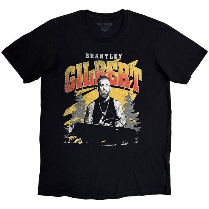 Brantley Gilbert Unisex T-Shirt: Truck (Black) 248686