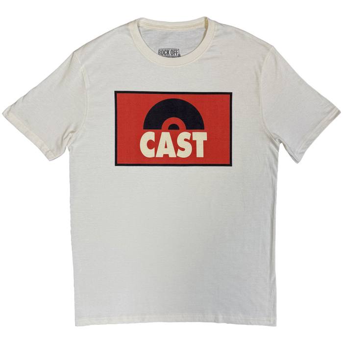 Cast Unisex T-Shirt: Square Logo Uni (Natural) 248754