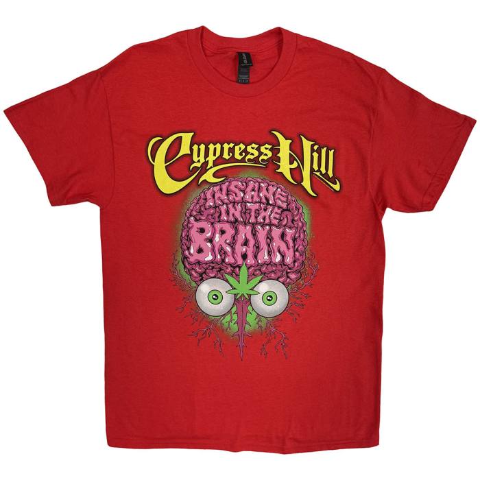 Cypress Hill Unisex T-Shirt: Insane In The Brain (Rdeča) 248848