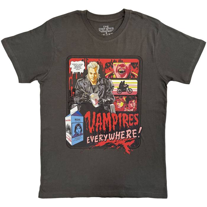 The Lost Boys Unisex T-Shirt Vampires Everywhere (ogljeno siva) 249159