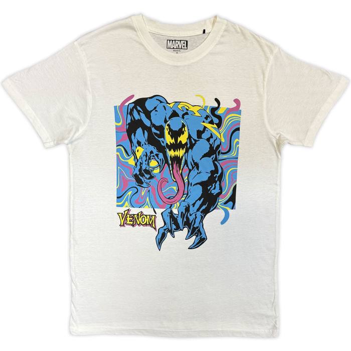 Marvel Comics Unisex T-Shirt: Venom Psych Crawl (bela) 249243